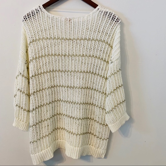 Chicos Open Knit Sweater Size 3/XL - Picture 8 of 8